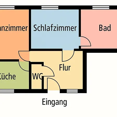 Gemuetliche 2-zimmer 50qm Appartamento *